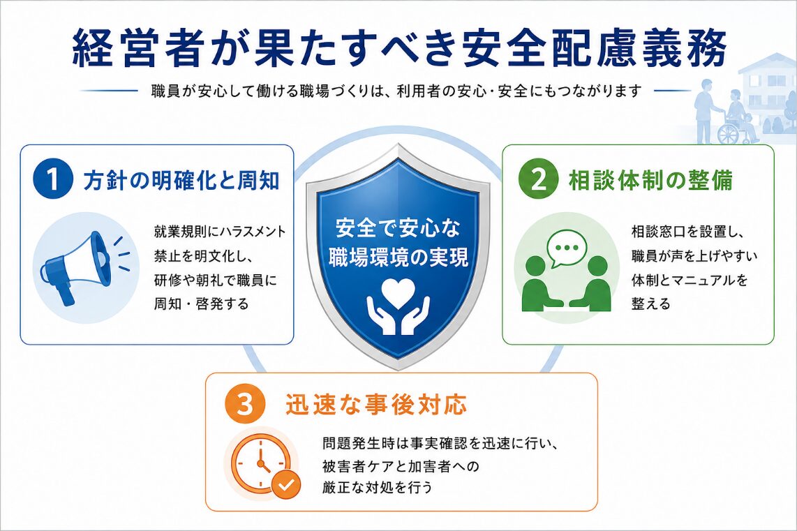 経営者が果たすべき安全配慮義務
